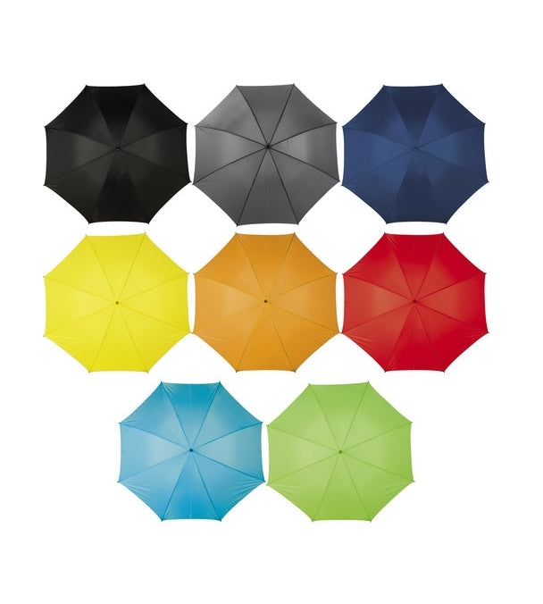 Bold Logo Decorated Golf Umbrellas