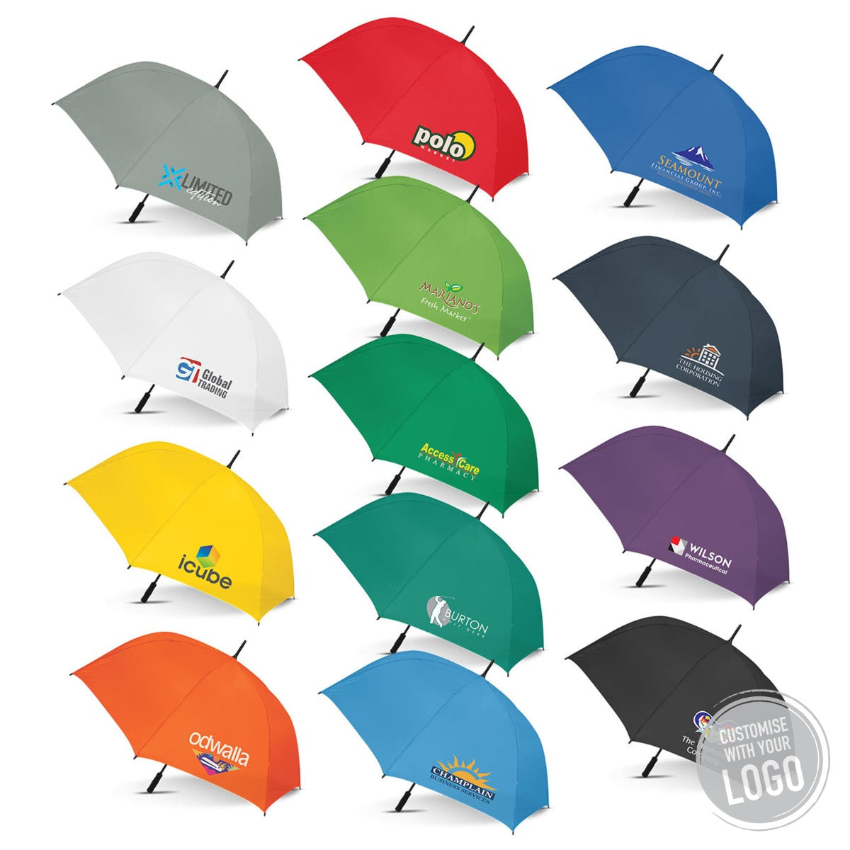 Corporate Nylon Canopy Umbrellas