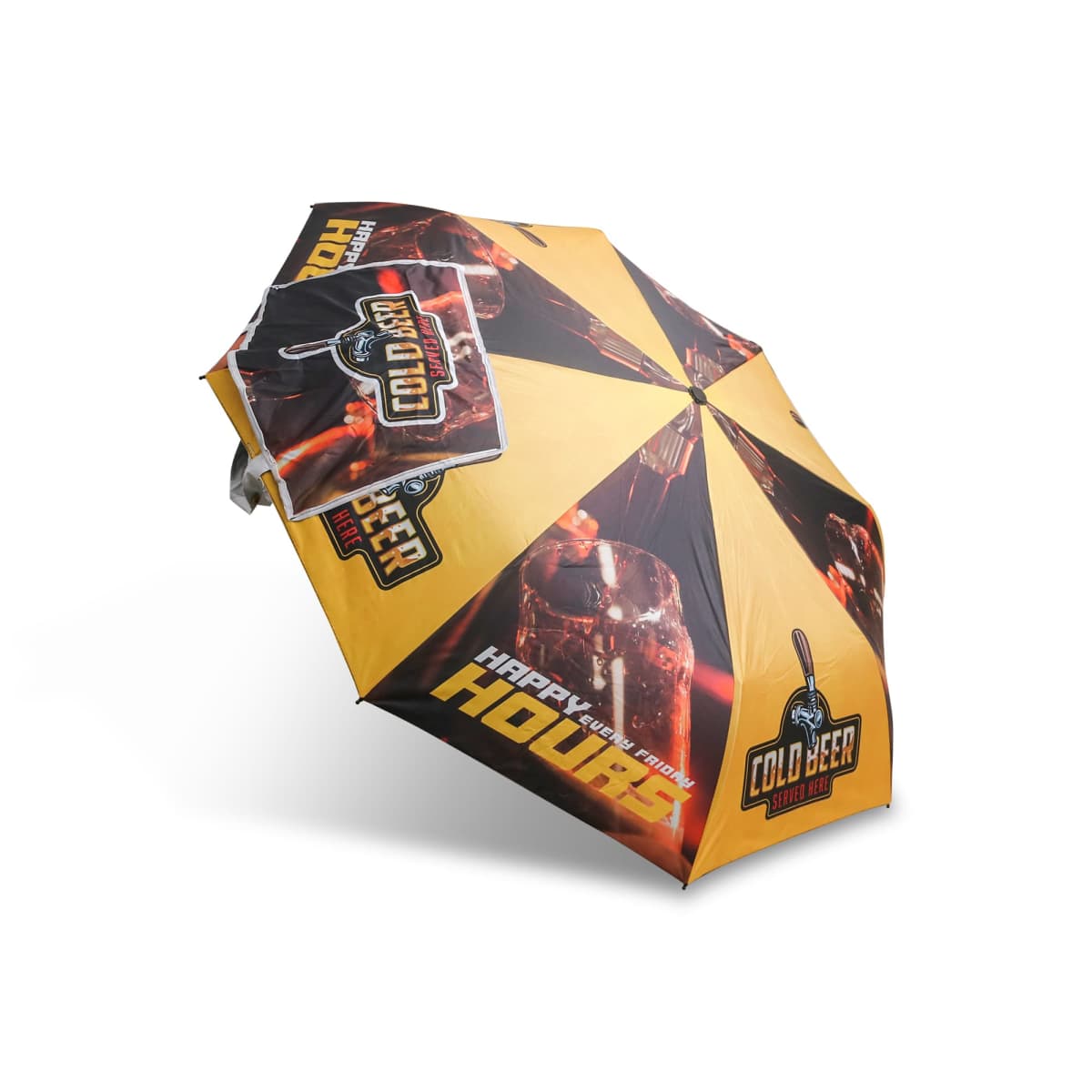 Handbag UV Resistant Folding Umbrellas