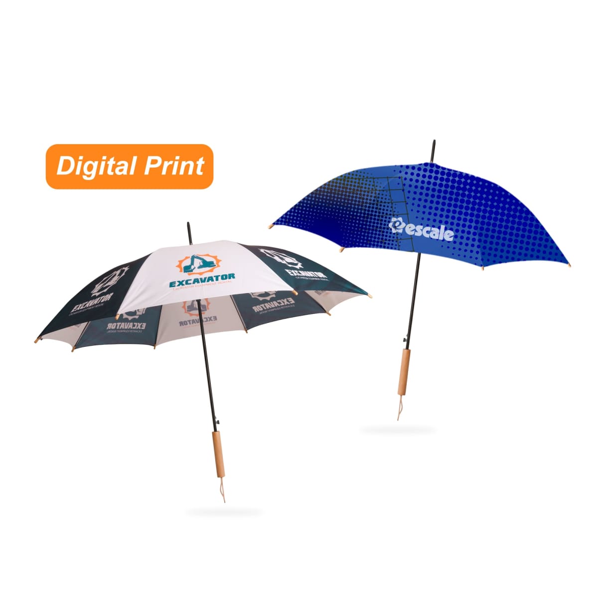 RPET Umbrella with Straight Handle