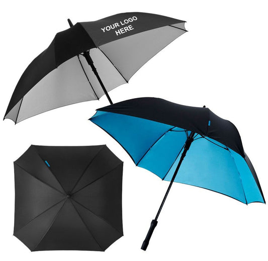Parsons Square Logo Decorated Umbrellas